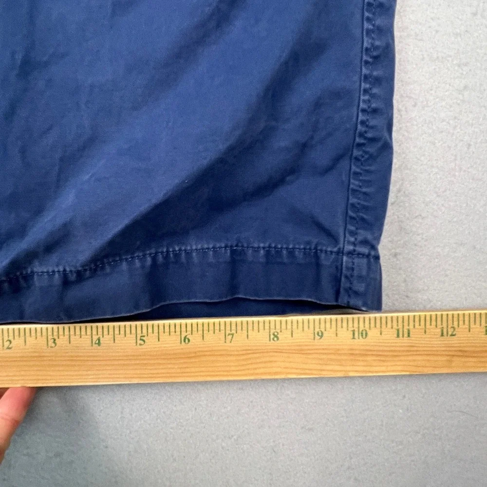 Banana Republic Emerson Shorts Mens 33 Blue Chino Cotton Casual Prep Summer